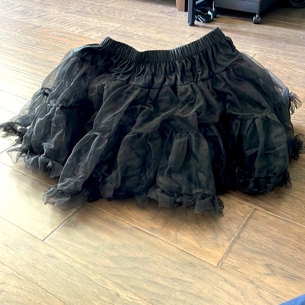 Black Short Petticoat